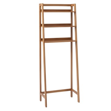 Bamboo Over-the-Toilet Storage Shelf - 3-Tier Freestanding Bathroom Organizer